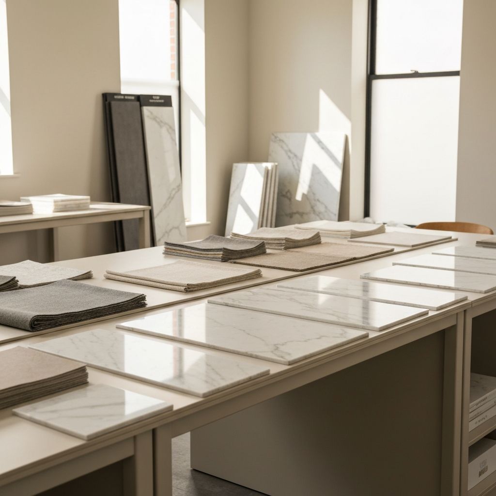 Interior design studio workspace